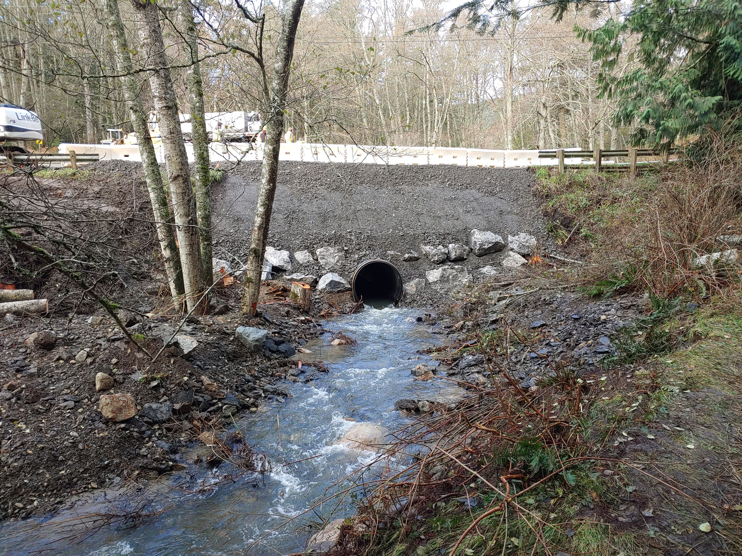 Doe Bay Creek culvert by Byron Rot