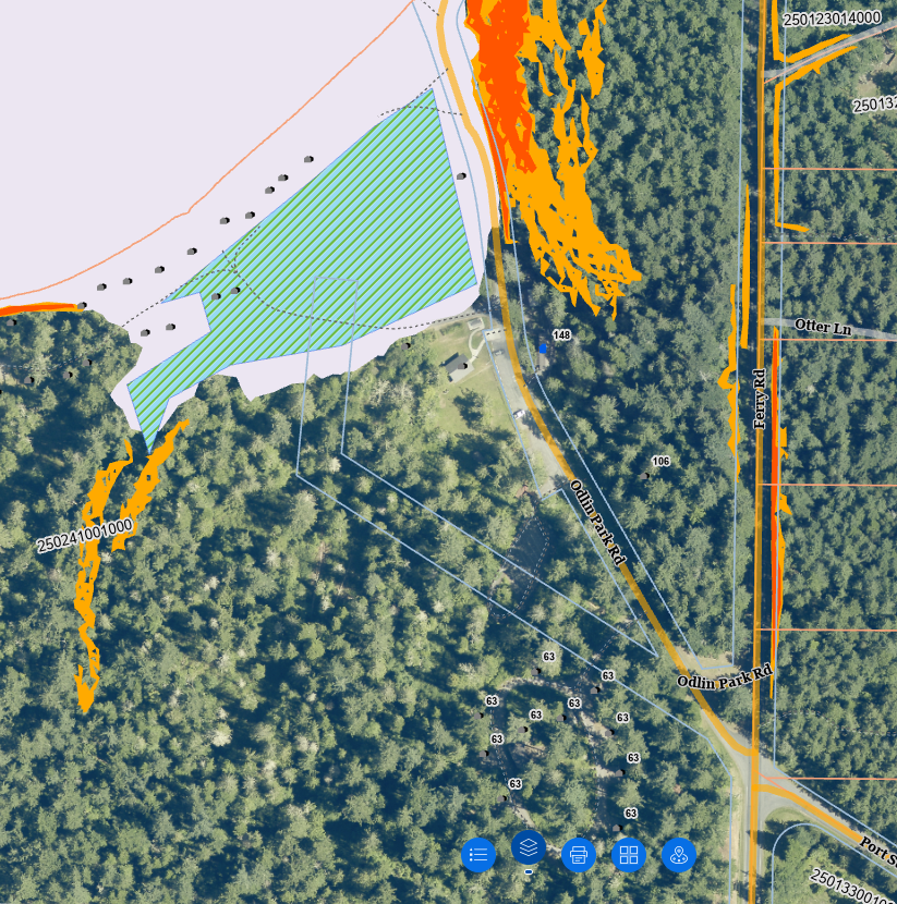 overlapping slopes wetlands and flood