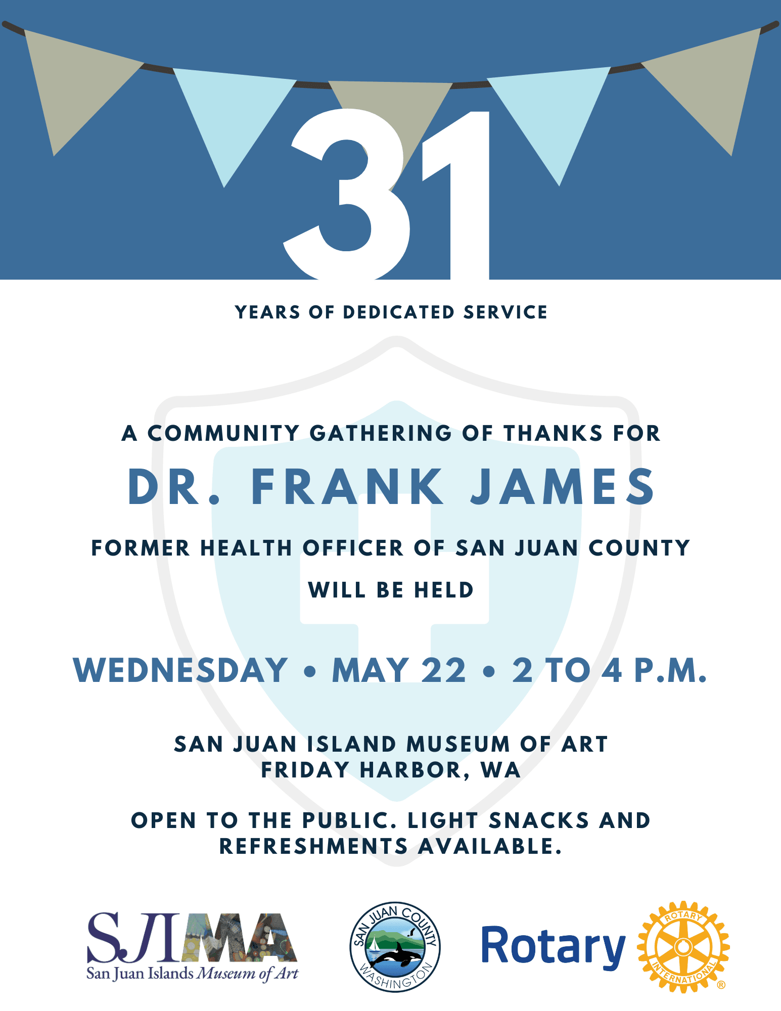 Dr. James Community Farewell_Poster