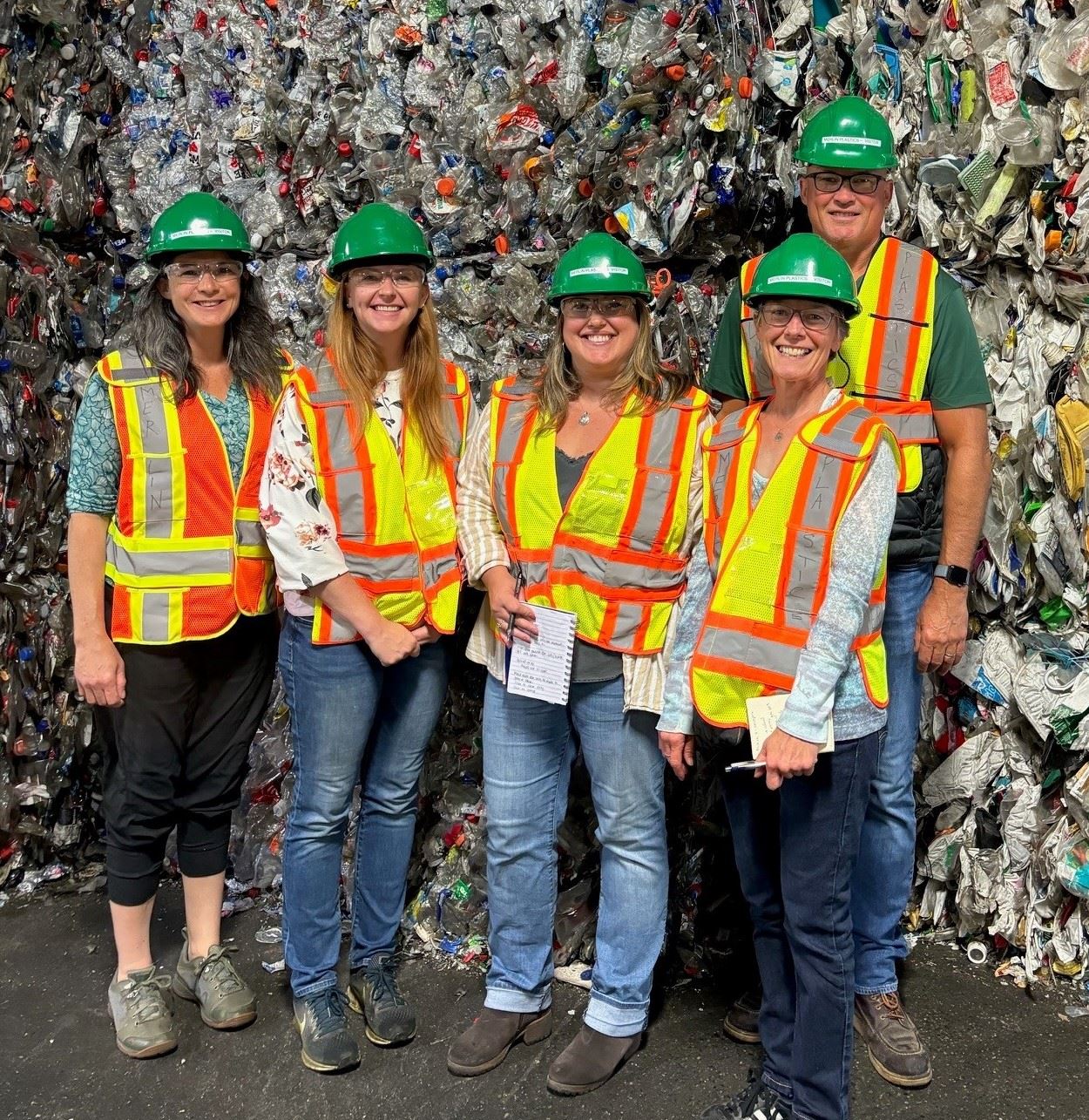 Department of Environmental Stewardship and Lautenbach Recycling Staff at Merlin Plastics